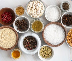 Spices and grains